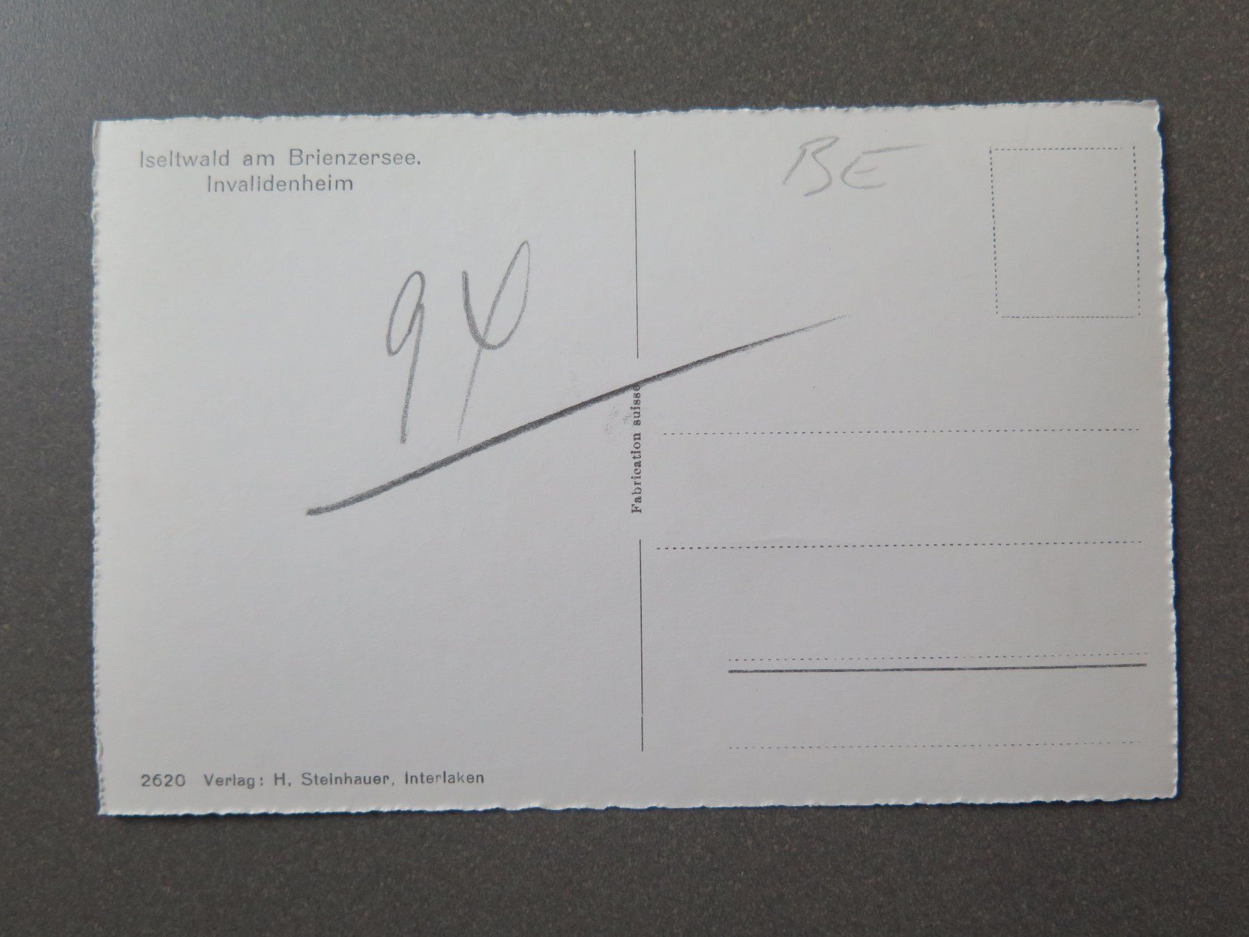Cartoline postali: ISELTWALD - INVALIDENHEIM – Usato da Wittenbach venduto da lipasal 1