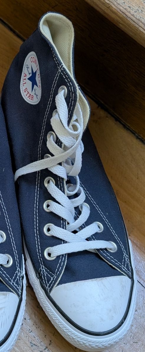 Converse Scarpe da uomo: Converse Chuck Taylor High Sneaker blau 42 – Usato da Basel venduto da Ro_Ma20 4