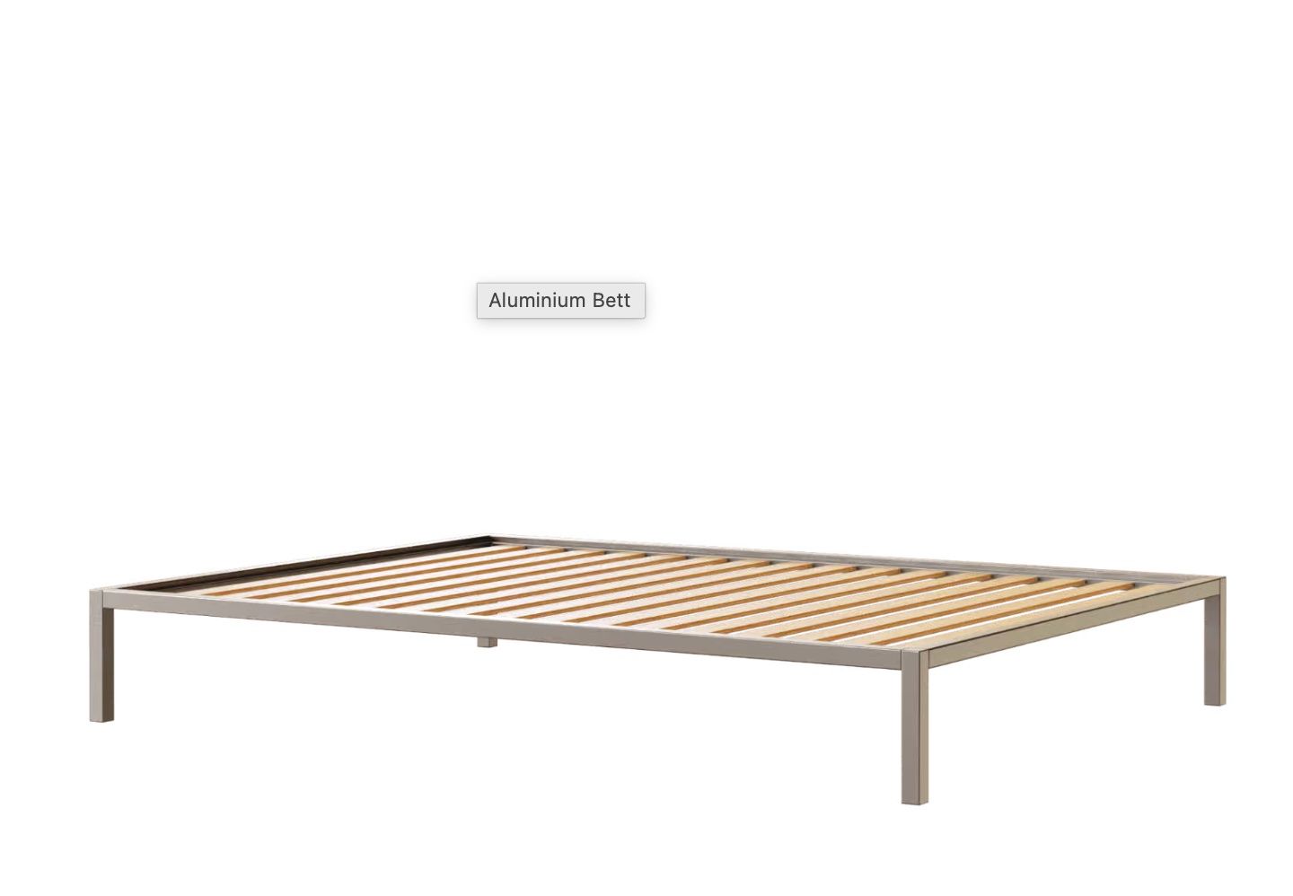 Letti: Designbett Aluminium Bruno Fattorini – Usato da Zürich venduto da illeud 1