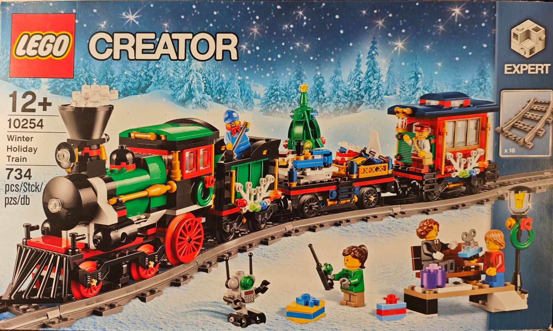 Lego Kit di costruzioni: Lego 10254, Winter Holiday Train, OVP – Nuovo e nell'imballaggio originale da Pfaffhausen venduto da seppentony