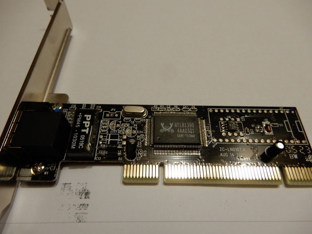 Lecteurs & Adaptateurs: Fast Ethernet PCI Adapter Mod. Nr. MX-NET TXRD – D'occasion à Worben par MaKo3252 1