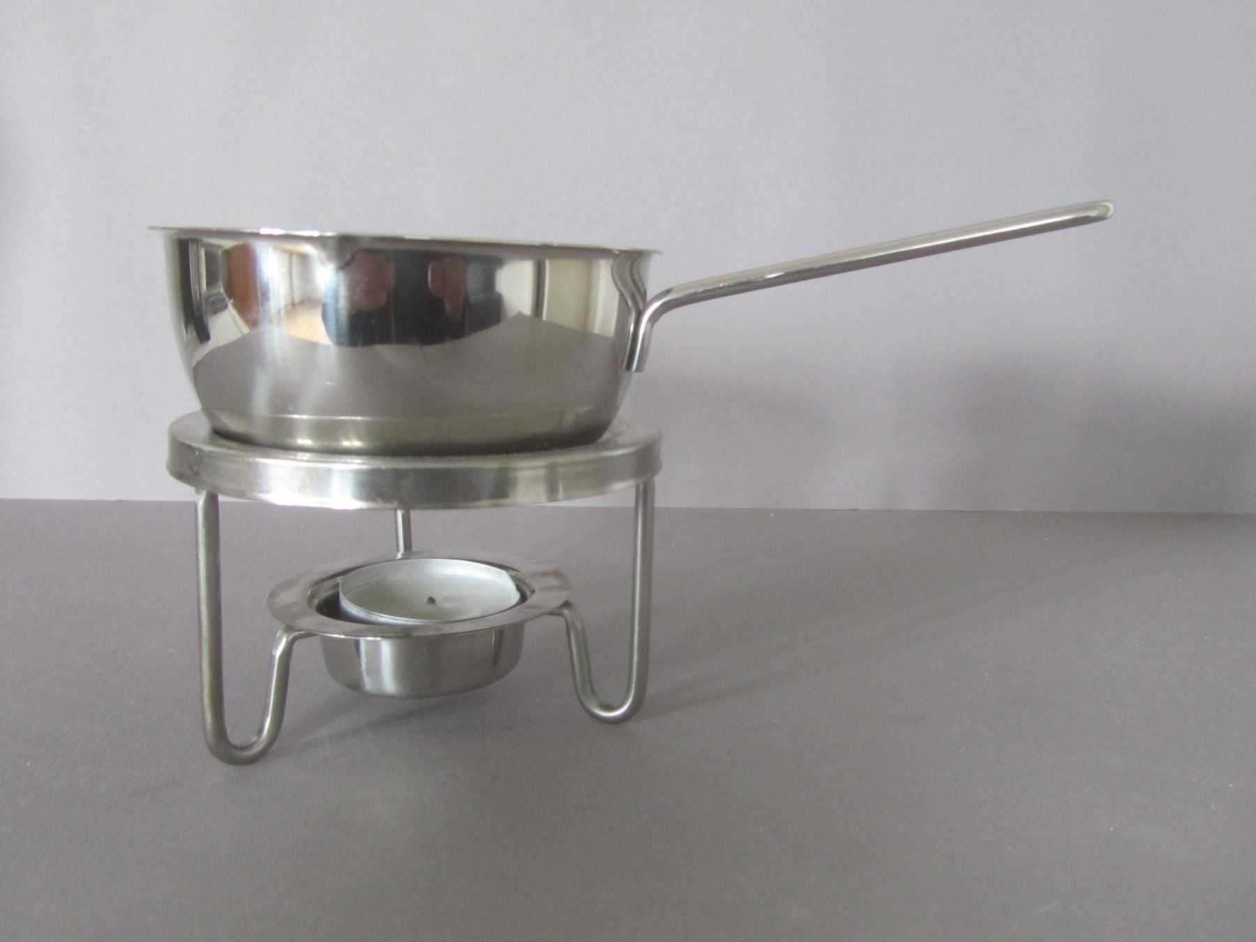 Elettrodomestici da cucina: Kleines Kerzen Rechaud/Stövchen, Edelstahl – Usato da Seengen venduto da mikelele