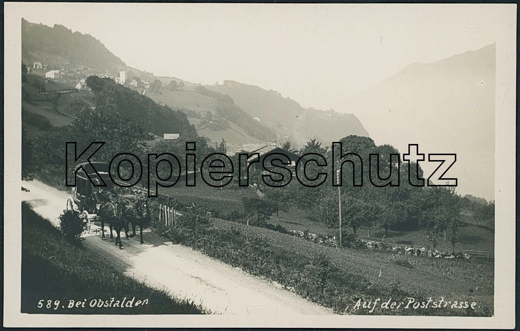 Cartes postales: GL Obstalden - Postkutsche – Neuf (Voir description) à Schindellegi par leecollect