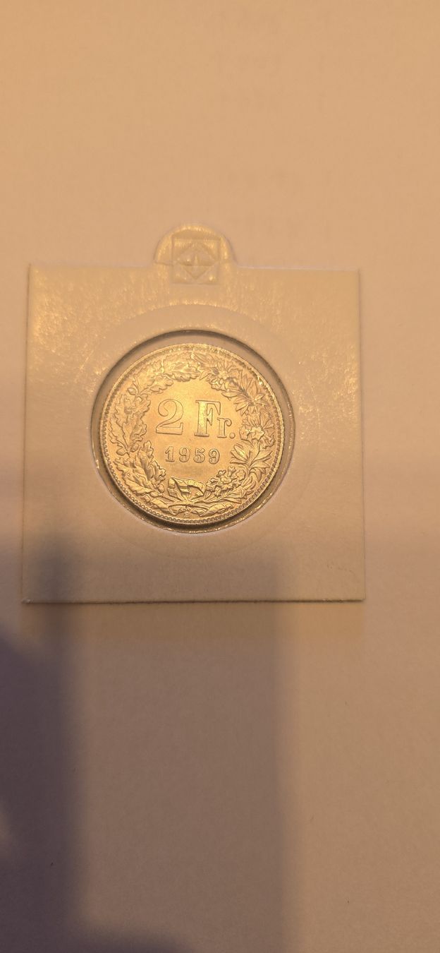 Toutes les monnaies: piece 2chf 1959 UNZ – Neuf (Voir description) à Fribourg par yan_z5fr