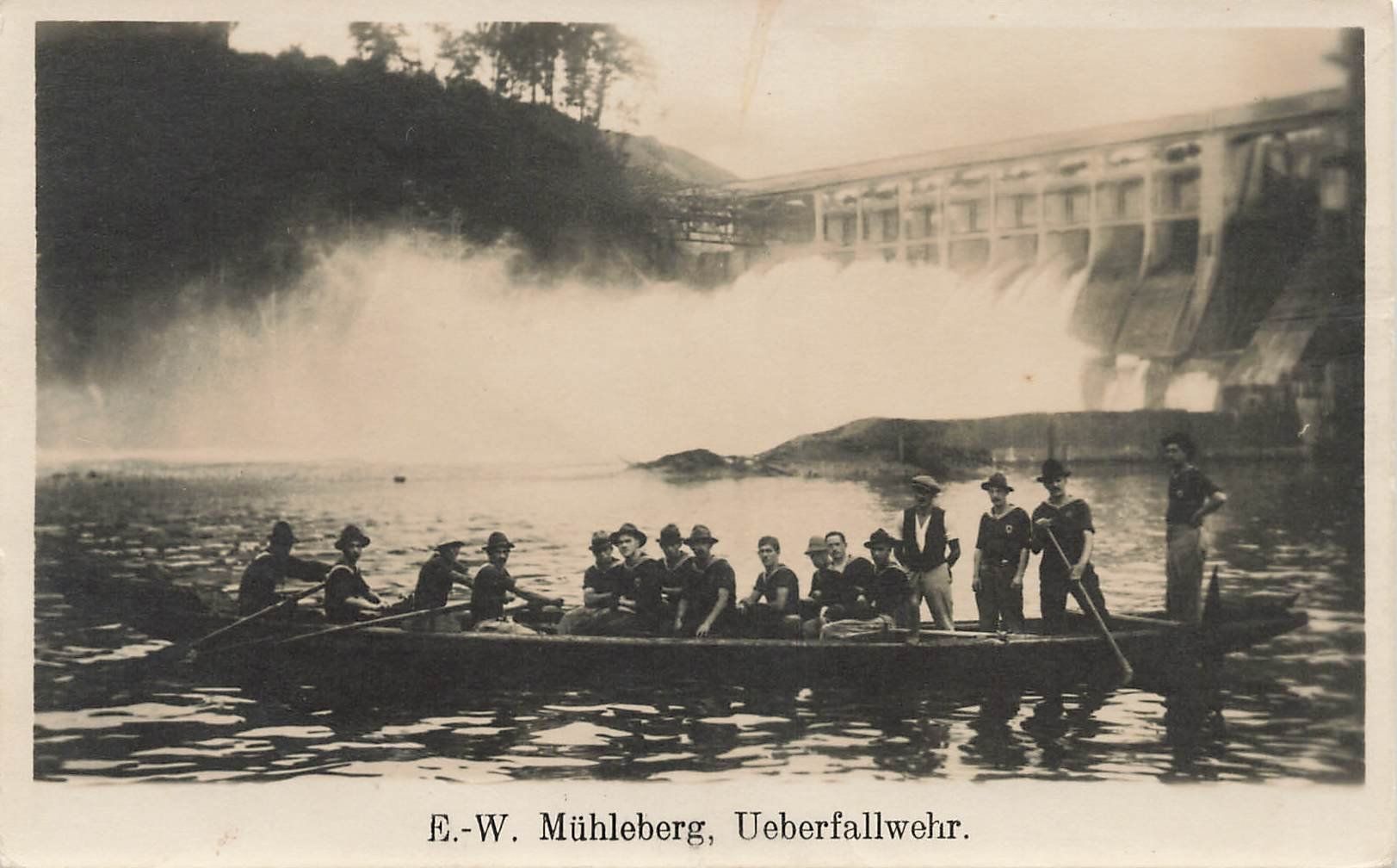 Cartoline postali: Mühleberg - EW Überfallwehr – Usato da Schwyz venduto da Seffi56