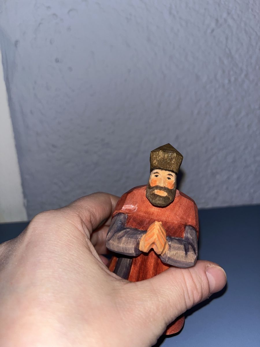 Figuren: König Melchior Huggler Brienz Krippenfiguren – Gebraucht aus Wohlen b. Bern von Ricarda_2000 1