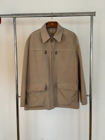Hermès Beige Nylon Parka Jacket
