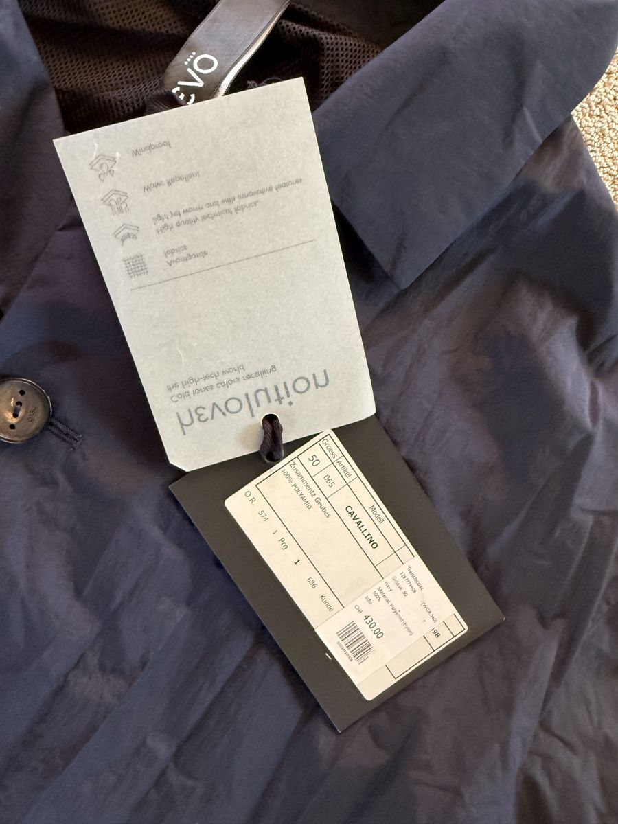 Cappotti: HEVÒ Trenchcoat navy – Nuovo e nell'imballaggio originale da Horgen venduto da Fen8800 2
