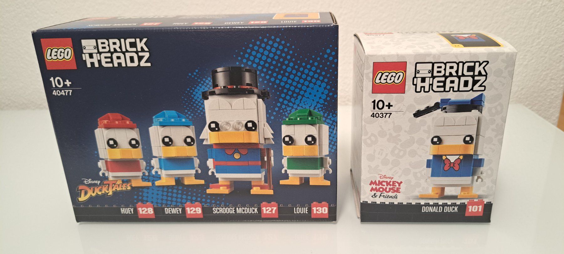 LEGO BrickHeadz 40377+ 40477 Donald Duck+Scrooge McDuck (Neu und ...