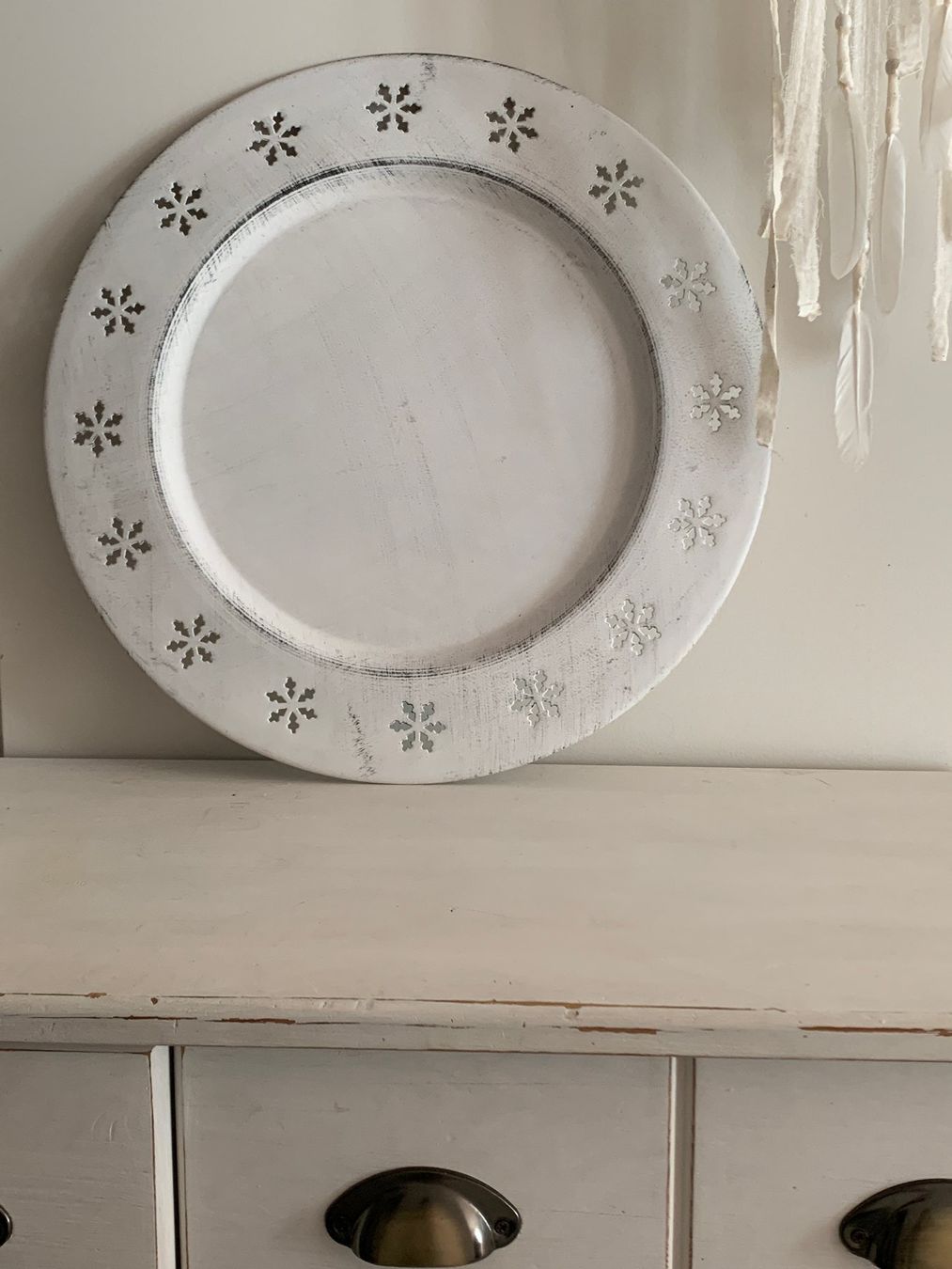 Tutte le decorazioni: schönes winterliches Metall "Tablett" – Usato da St. Gallen venduto da Miousch 4