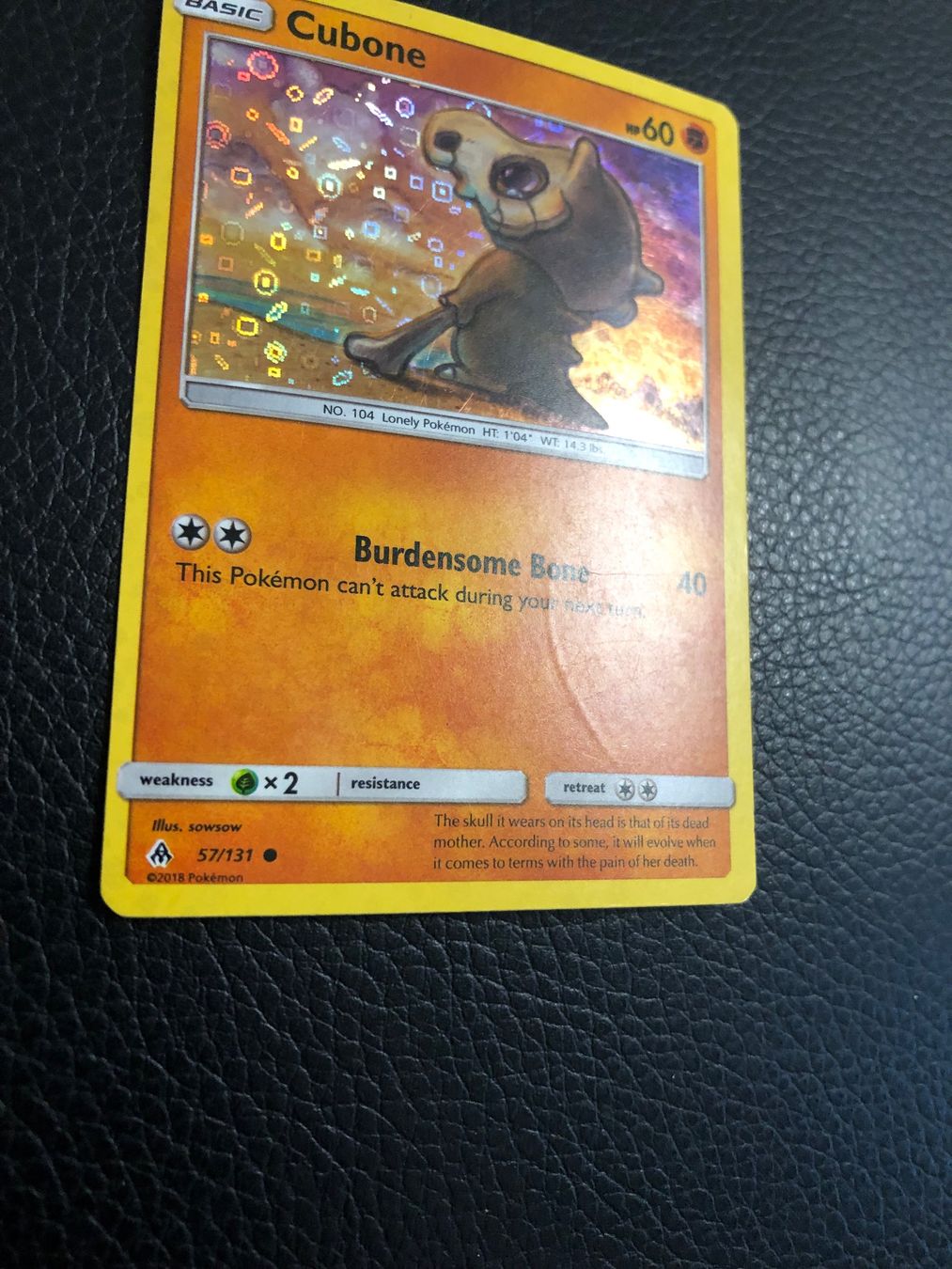 Pokémon Carte collezionabili: Cubone Holo 57/131 General Mills Ab 1 – Usato da Paradiso venduto da Pkmn10 1
