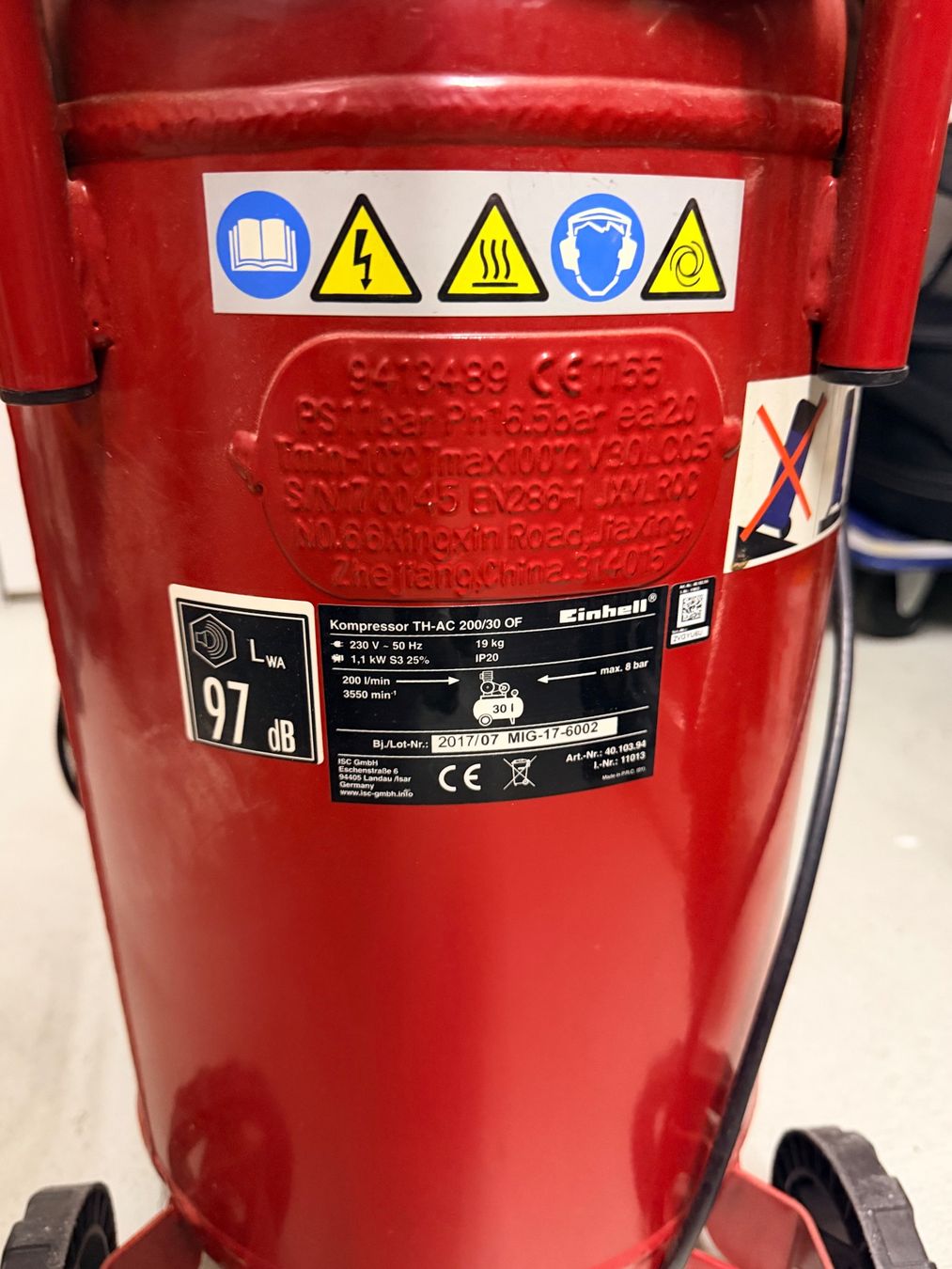 Compressori: Einhell Kompressor TH-AC 200/30 Top Zustand Sommeraktion – Usato da Oftringen venduto da reneechen 6