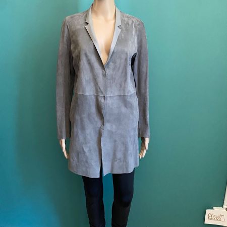 SALVATORE SANTORO Suede Lederjacke 🩶
