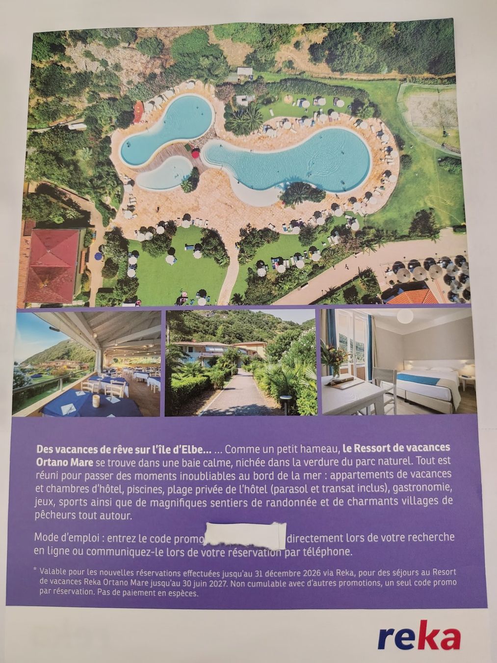 Reka Buoni: Code promo Reka Resort Ortano Mare île d'Elbe – Nuovo (secondo la descrizione) da Genthod venduto da Olivo25 1