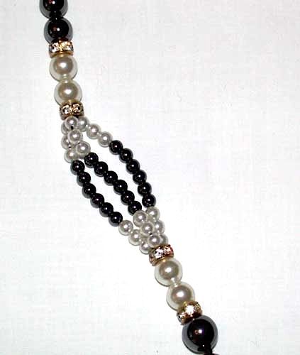 Catenine: Hämatit-Kette mit Perlen; collier hématite avec des perles – Nuovo (secondo la descrizione) da Luzern venduto da Johann7 2