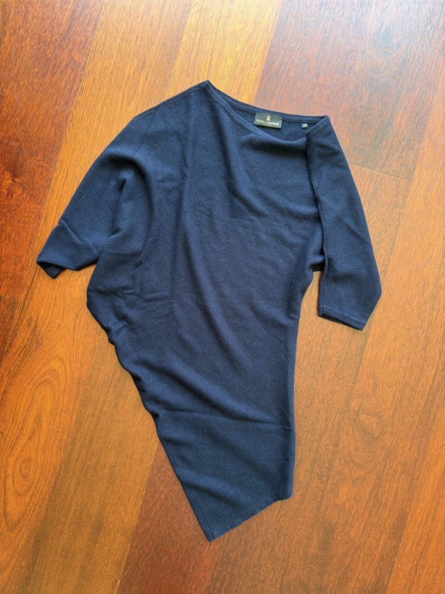 Kleider: ROYAL CASHMERE poncho robe blue taille - 42 – Neu (gemäss Beschreibung) aus Genève von iry_67wr 3