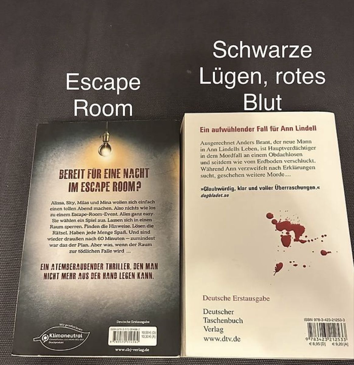 Bücher: Vier Krimis – Neu (gemäss Beschreibung) aus Riniken von seli_98 2