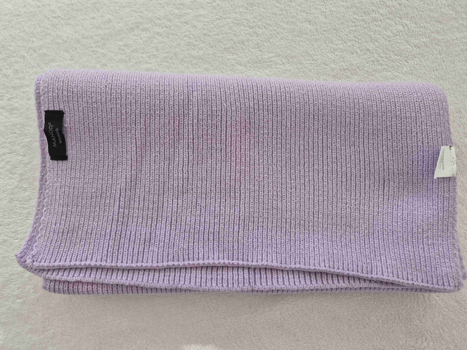 Manor Foulard & Sciarpe: Manor Woman Strickschal, Lila, Neu – Nuovo (secondo la descrizione) da Thalwil venduto da murme