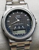 ORIS Two-Timer Herrenuhr Swiss-Made ( Quartz / 37 mm )