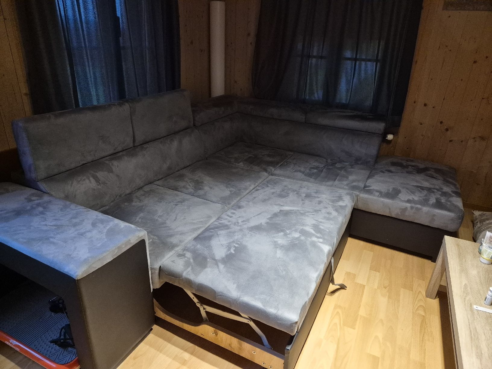 Conforama Divani: Ecksofa mit Schlaffunktion, Grau, – Usato da Kaltacker venduto da chr_68qp