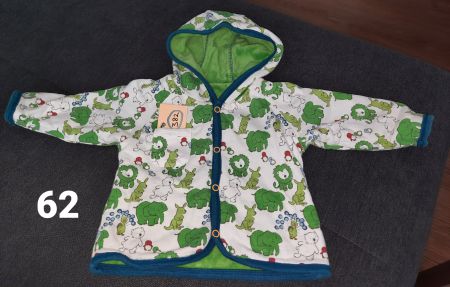 Jacke Baby Gr. 62 mit Kapuze