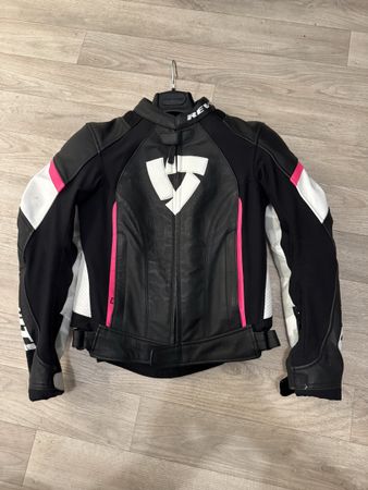 Blouson moto femme REV’IT en cuir – Taille S/M 