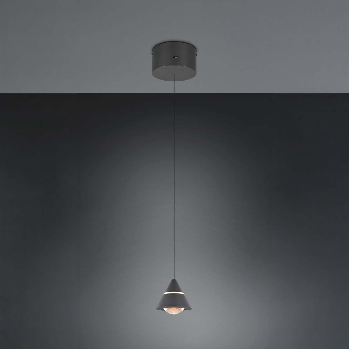 Kronleuchter & Deckenlampen: LED Pendelleuchte, Schwarz, CCT, 15 cm Ø – Neu (gemäss Beschreibung) aus Kreuzlingen von Smart-Light
