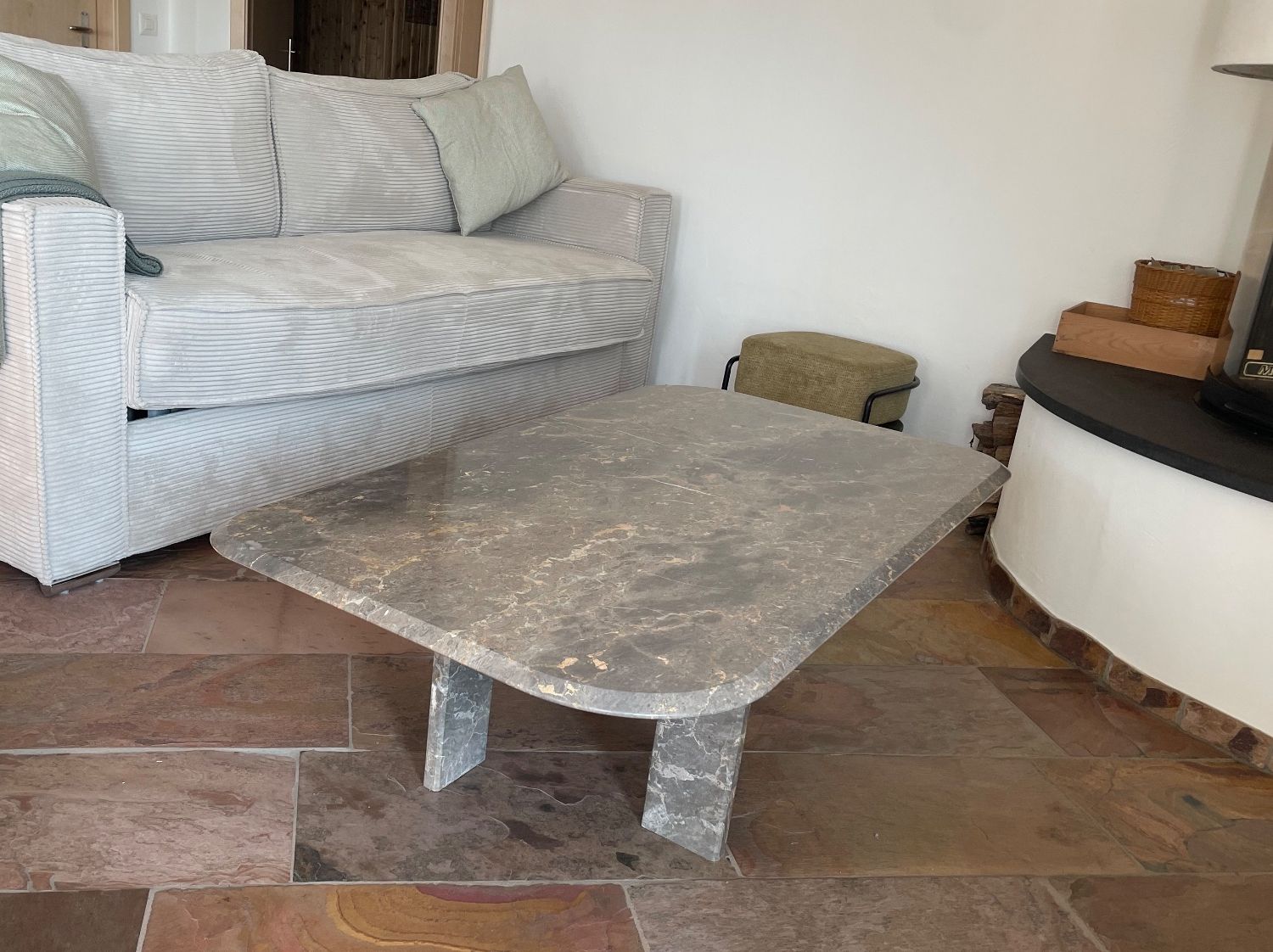 Tavoli: Marmor Couchtisch aus echtem Naturstein – Usato da Ennetbaden venduto da melser01