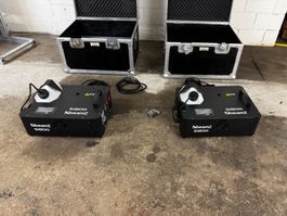 2x BeamZ S1800 Nebelmaschine inkl. Case