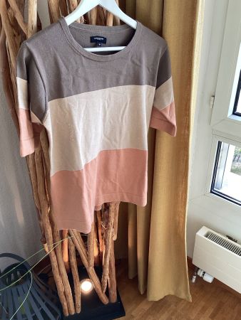 LAWRENCE GREY TWIN-SET Strickjacke + Top /  M