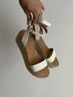 Keilabsatz Sandalen weiss Grösse 38 neu