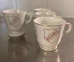Tassen / Mugs Bovril Porzellan England Vintage 1930/1940