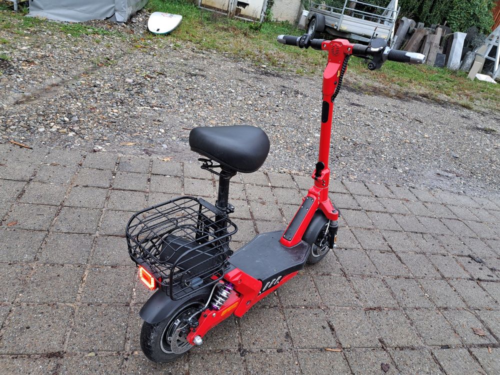 E-Trotti Camper – E-Scooter, Elektroroller mit Sitz 20km/h (Gebraucht ...