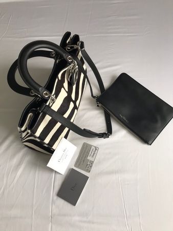 CHRISTIAN DIOR  "LADY DIOR"   Zebraroptik
