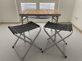 Outwell Camping Klapptisch mit 2 Stühlen