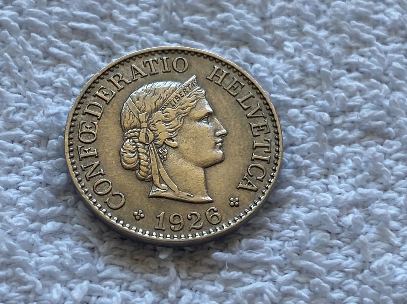 Tutti le monete: 10 centimes/rappen 1926 – Usato da Nyon venduto da Ilmi09