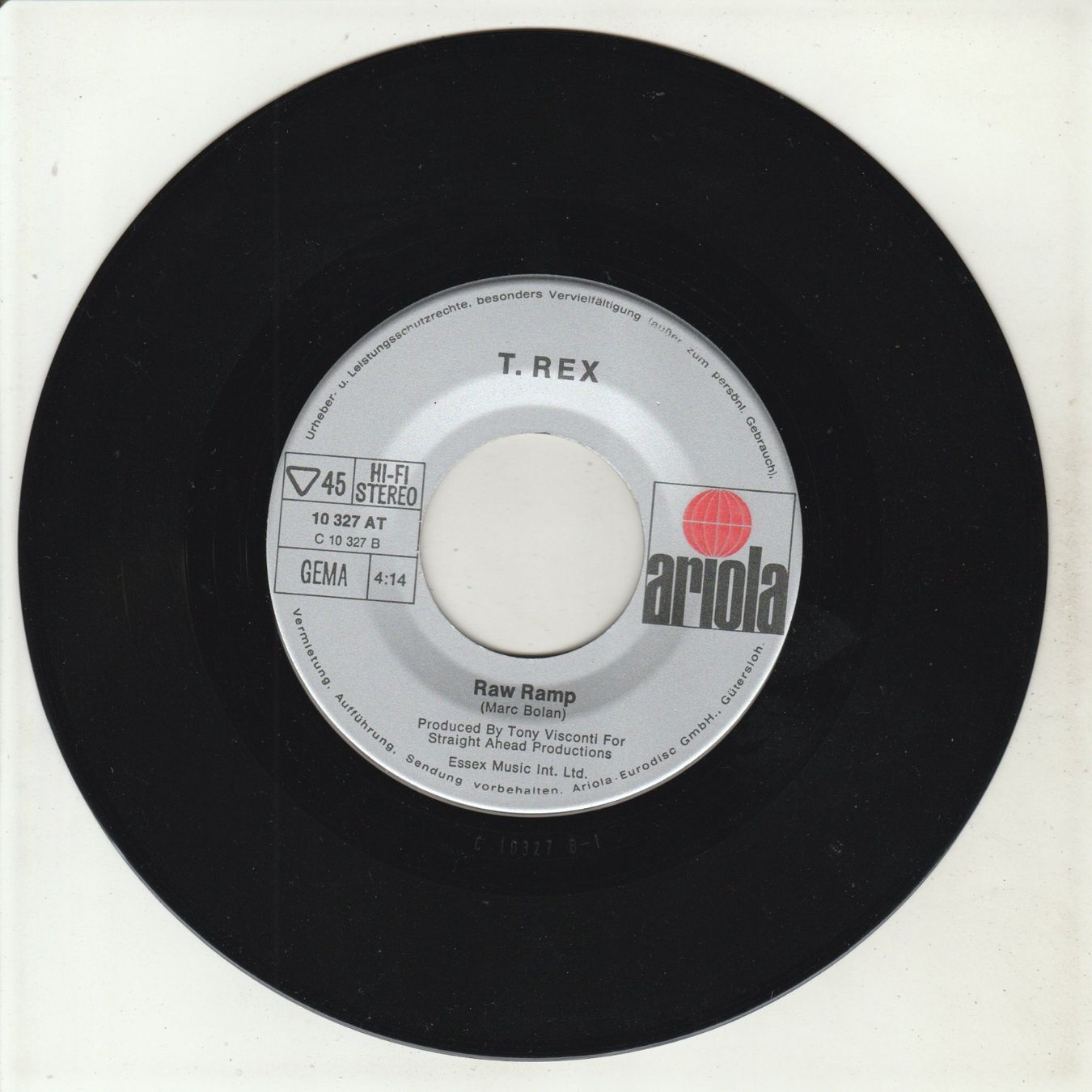 Dischi in vinile: T.Rex  (Marc Bolan) - Get it on 7" Vinyl – Usato da Tübach venduto da JamesStone 2