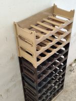 10 x Praktisches Etagen Weinregal, für 60 Flaschen