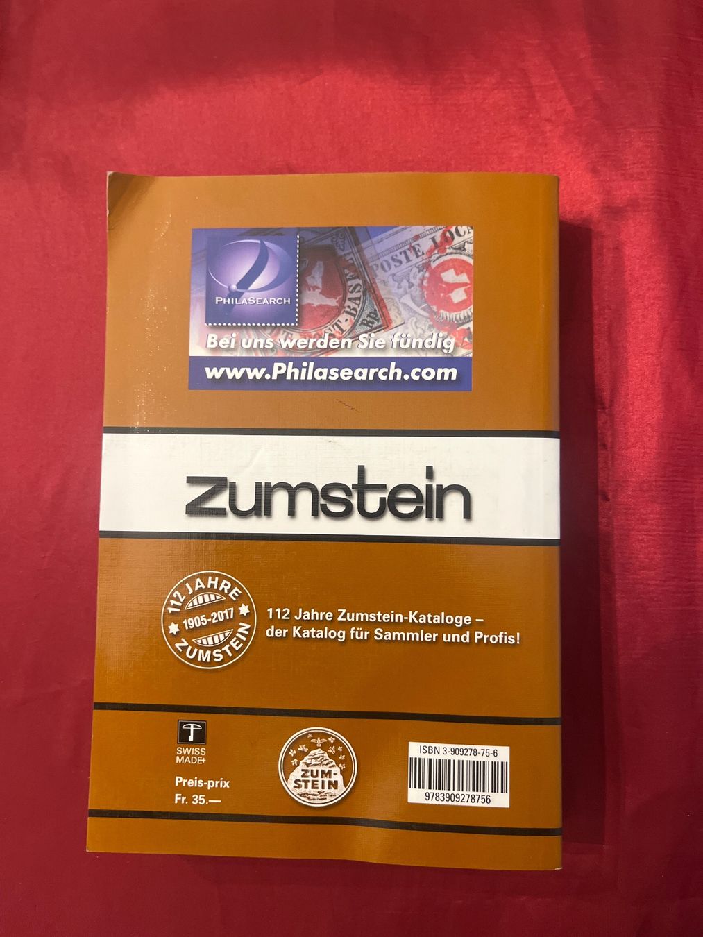 Libri: Zumstein Briefmarken Katalog – Usato da Dällikon venduto da CH-Schrauber 1