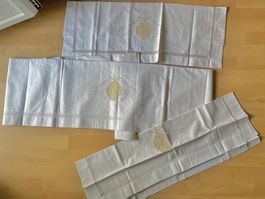 Antike Bettdecke handgestrickt/ Copriletto e federe(NEW)