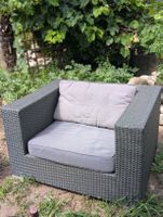 Gartenmöbel 4-teilig anthrazid gebraucht