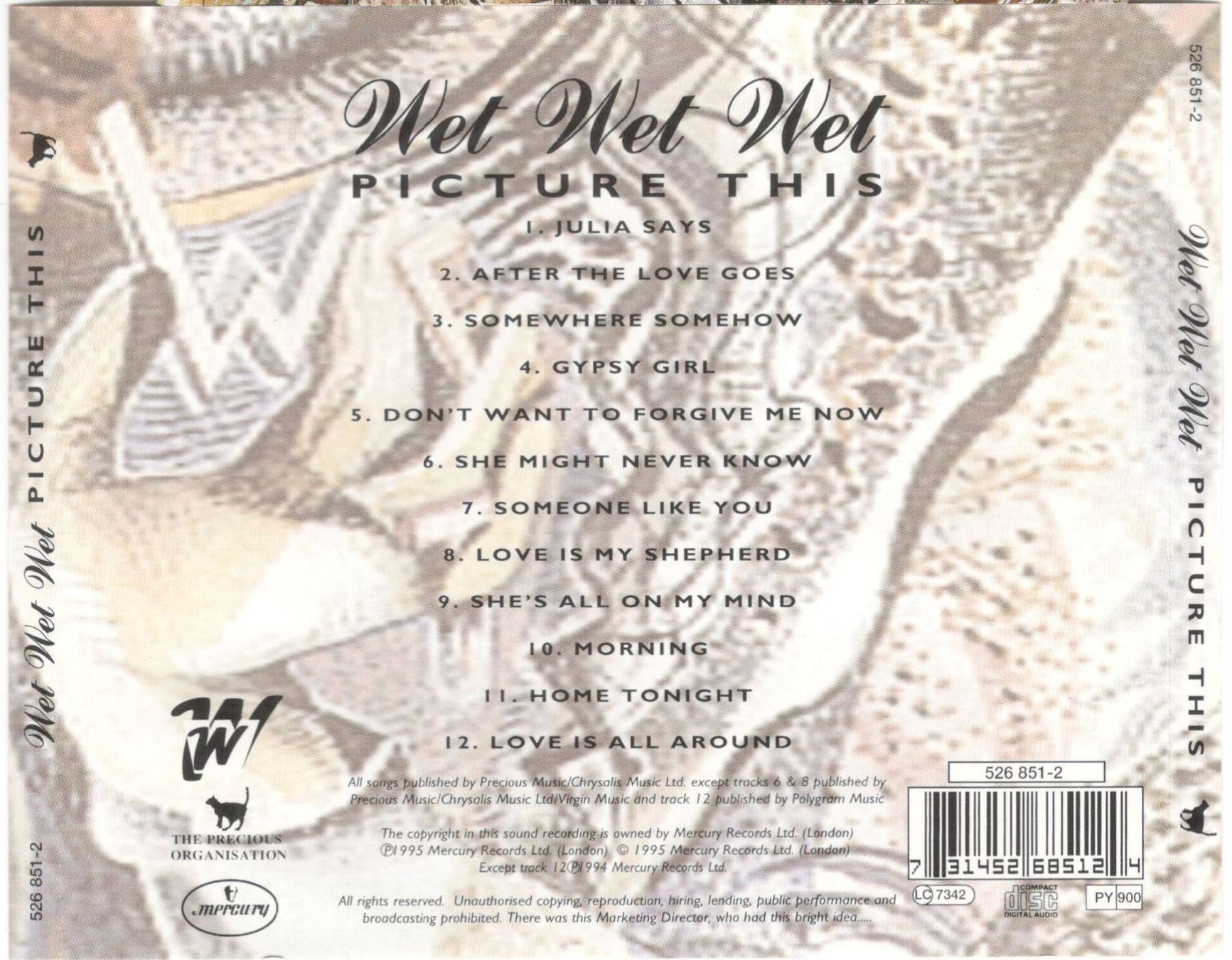 CD: Wet Wet Wet CD Picture This – Usato da St. Margarethen TG venduto da ursk10 1