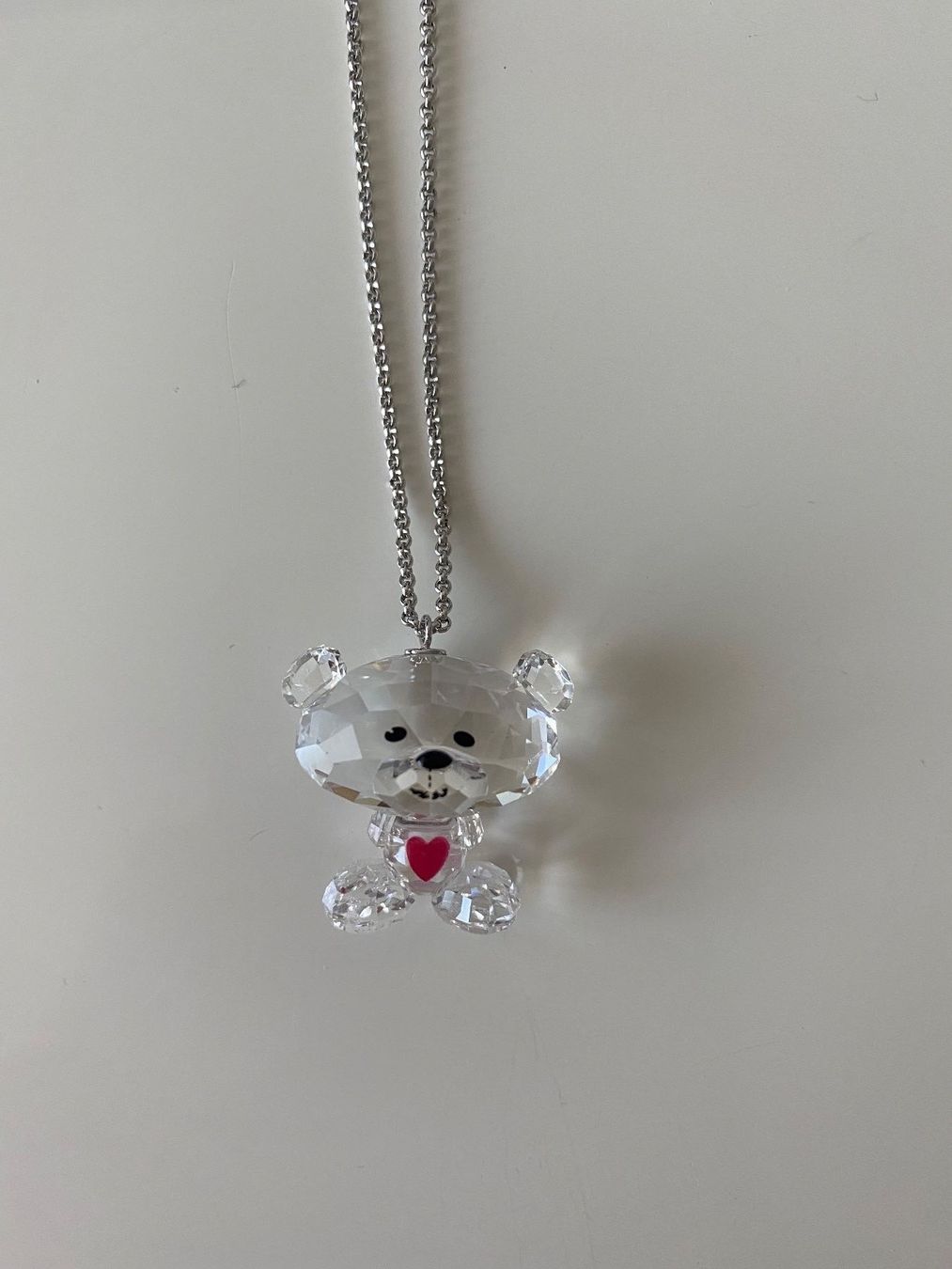 Swarovski Catenine: Swarovski Bo Bear So Sweet Halskette – Usato da Winterthur venduto da marisole4 2