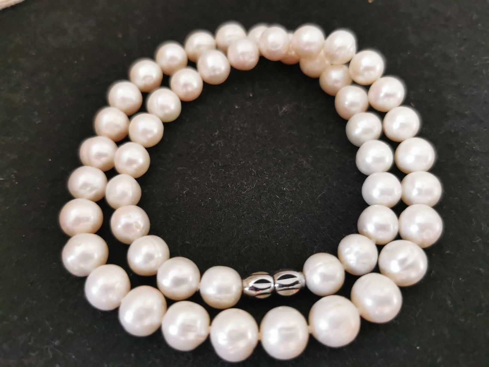 Catenine: Echt Perlen Damen Kette 45 cm.  – Nuovo (secondo la descrizione) da Schlieren venduto da vlalif 3
