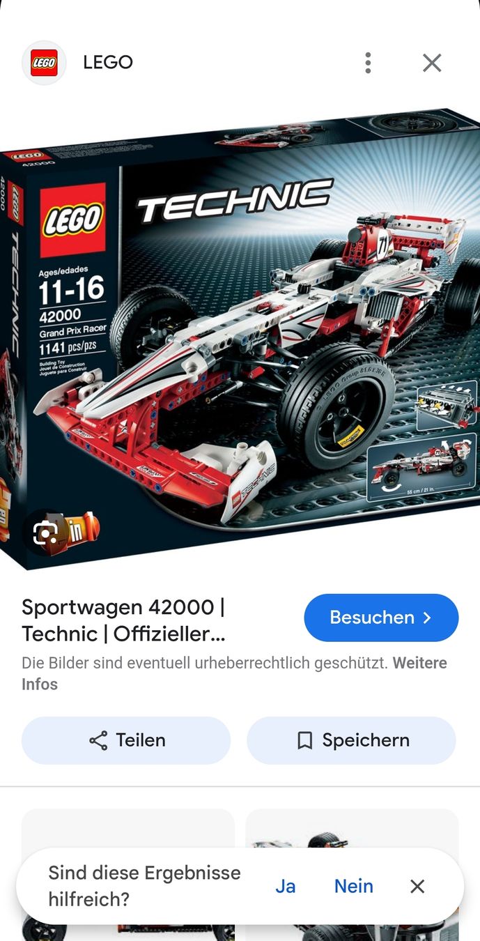 Lego Giocattoli: Lego Technic 42000 Sportwagen – Usato da Lyss venduto da Janine_z23 7