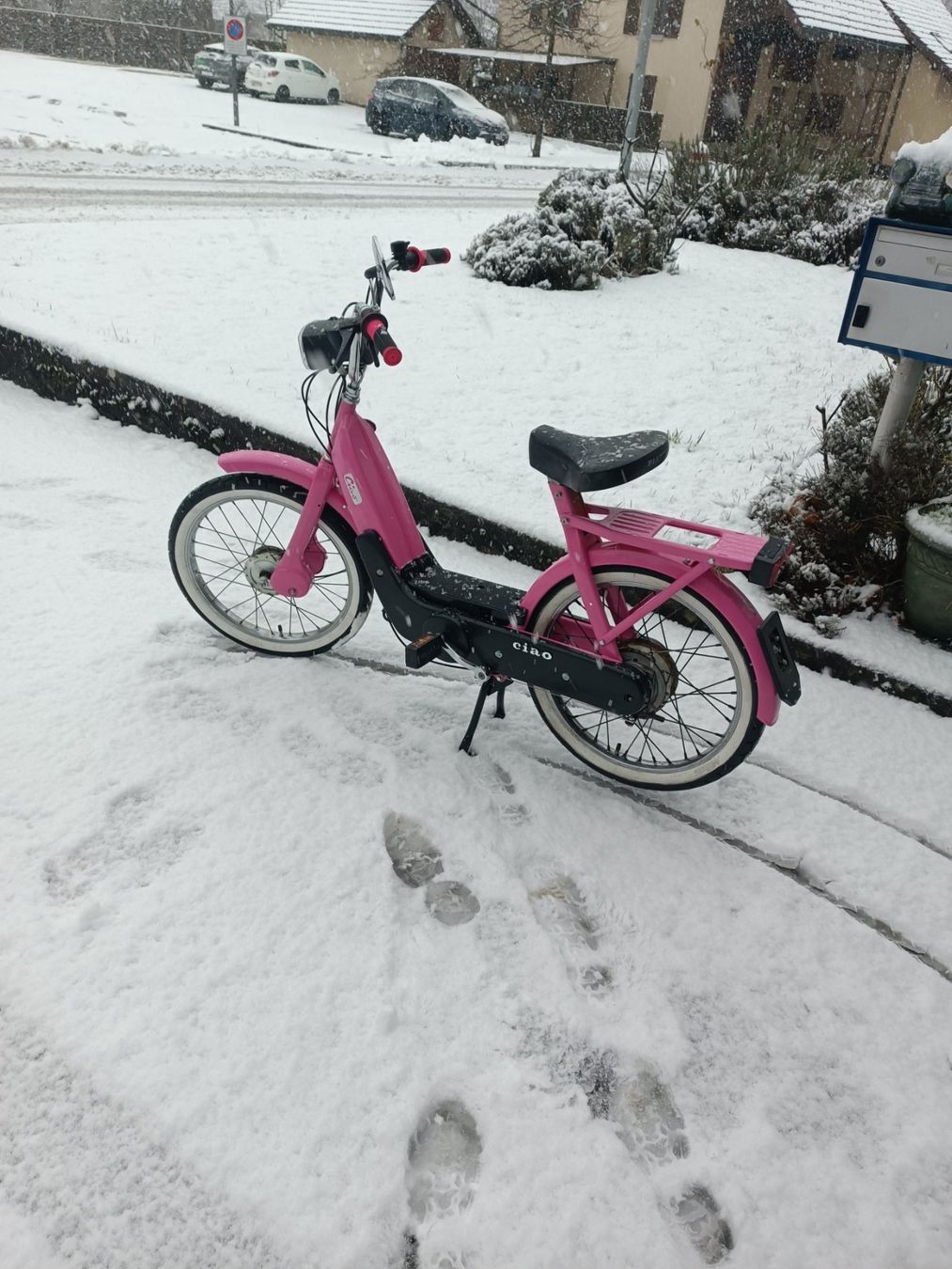 Piaggio Ciclomotori: Mofa Piaggio Ciao, Oldtimer Neu aufgebaut Pink – Nuovo (secondo la descrizione) da Oberkulm venduto da ontario92 4