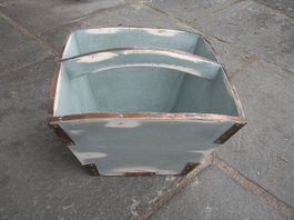 Holz-Zeitschriftenständer, Zeitungsständer, Vintage Stil