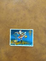 Timbre de Noël rare 1981, Père Noël sur canon! Super!
