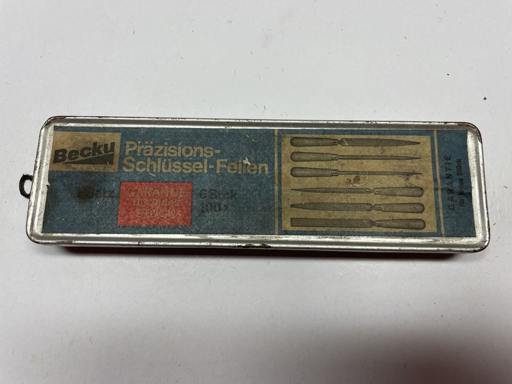 Becku Präzisions Schlüsselfeilen Set, 6 Stk, Vintage (Neu (gemäss ...