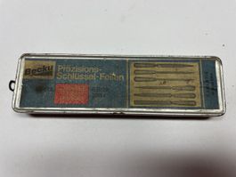 Becku Präzisions Schlüsselfeilen Set, 6 Stk, Vintage
